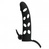 Pretty Love 6" Vibrating Penis Sleeve Black (6603BI0404) - зображення 6