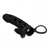 Pretty Love 6" Vibrating Penis Sleeve Black (6603BI0404) - зображення 8