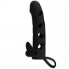 Pretty Love 6" Vibrating Penis Sleeve Black (6603BI0404) - зображення 9