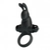 Pretty Love Vibro Penis Ring Rabbit I Black (6603BI0725) - зображення 2