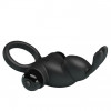 Pretty Love Vibro Penis Ring Rabbit I Black (6603BI0725) - зображення 8