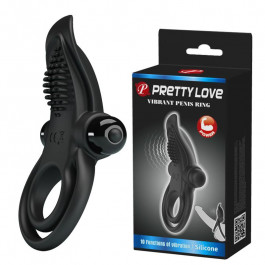   Pretty Love Vibro Penis Ring Black (6603BI0724)