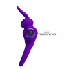 Pretty Love Vibrant Penis Ring 3 Purple (6603BI0730-07) - зображення 5