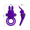 Pretty Love Vibrant Penis Ring 3 Purple (6603BI0730-07) - зображення 6