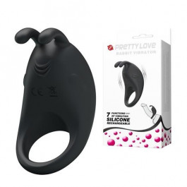   Pretty Love Rabbit Vibrator, черное (6603BI0549)