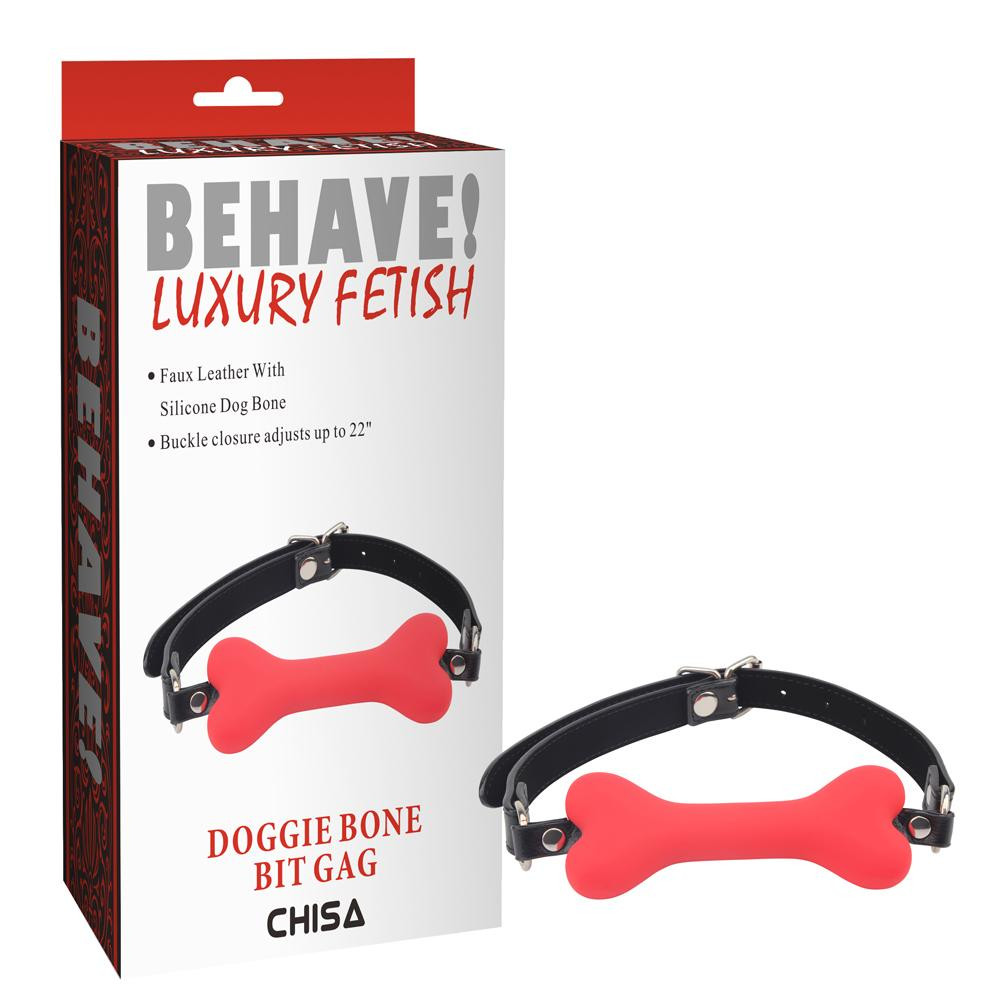 Chisa Novelties Кляп - Doggle Bone Bit Gag, червоний (6610CN00302) - зображення 1