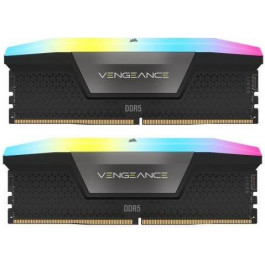   Corsair 32 GB (2x16GB) DDR5 7200 MHz Vengeance RGB (CMH32GX5M2X7200C34)