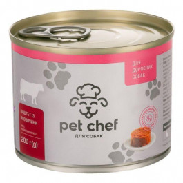   Pet Chef паштет з яловичиною 200 г (4820255190136)