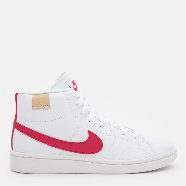 Nike Женские кеды высокие  Court Royale 2 Mid CT1725-104 36.5 (6US) 23 см White/Rush Pink-White Onyx (195 - зображення 1