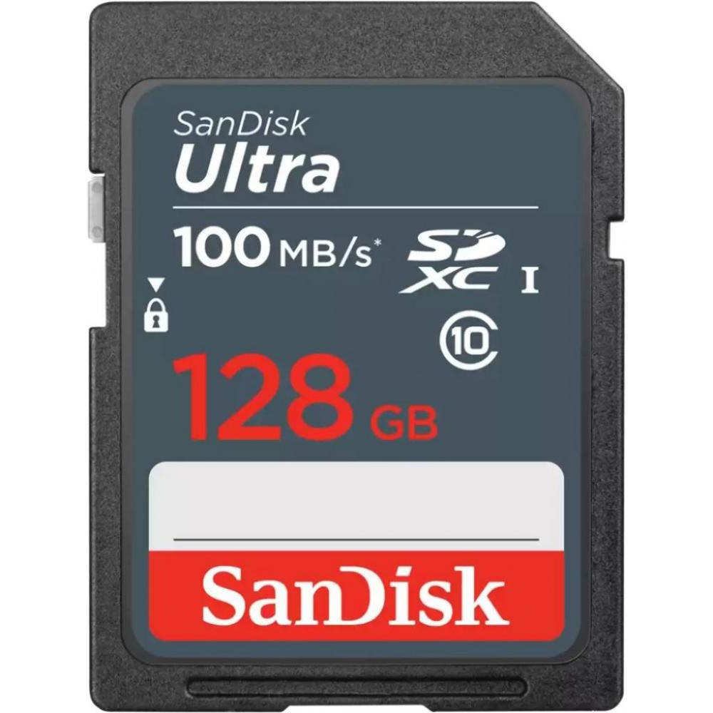 SanDisk 128 GB SDXC UHS-I Ultra SDSDUNR-128G-GN3IN - зображення 1