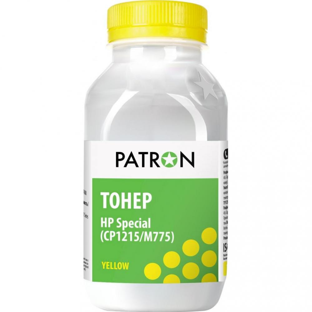 Patron Тонер HP Специальный HCS-P CP1025/CP1215/ M252/M452/ M552/5500 Yellow флакон 80 г (PN-HCS-P-Y-080) - зображення 1