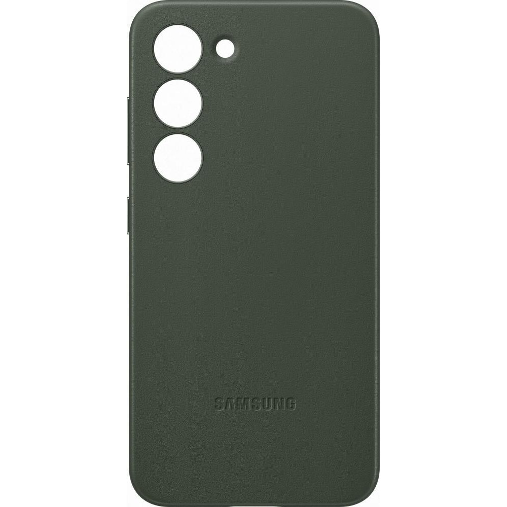 Samsung S911 Galaxy S23 Leather Case Green (EF-VS911LGEG) - зображення 1