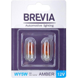   Brevia WY5W 12V 5W W2.1x9.5d Amber CP (12309)