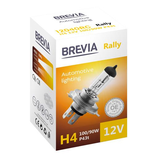 Brevia H4 Rally 12V 100/90W P43t (12040RC) - зображення 1