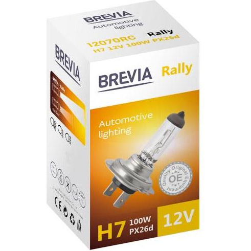 Brevia H7 Master Rally CP 12В 100W (12070RC) - зображення 1