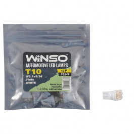   Winso T10 W2.1x9.5d 7LEDS white 10шт.уп. 127670