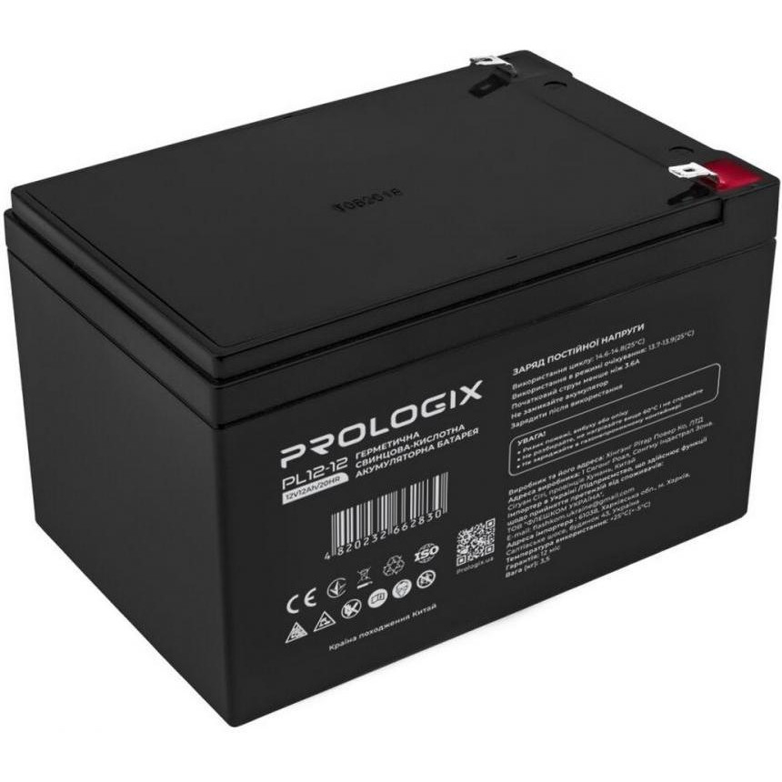 Prologix AGM 12V 12Ah (PL12-12) - зображення 1