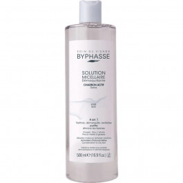   Byphasse Micellar Make-up Remover Activated Charcoal Міцелярна вода з активованим бамбуковим вугіллям 500 мл