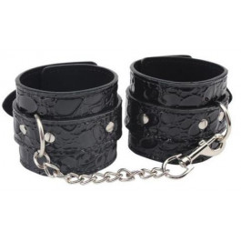   Chisa Novelties Наручники Behave! Luxury Fetish Be Good Wrist Cuffs, чорні (759746254528)