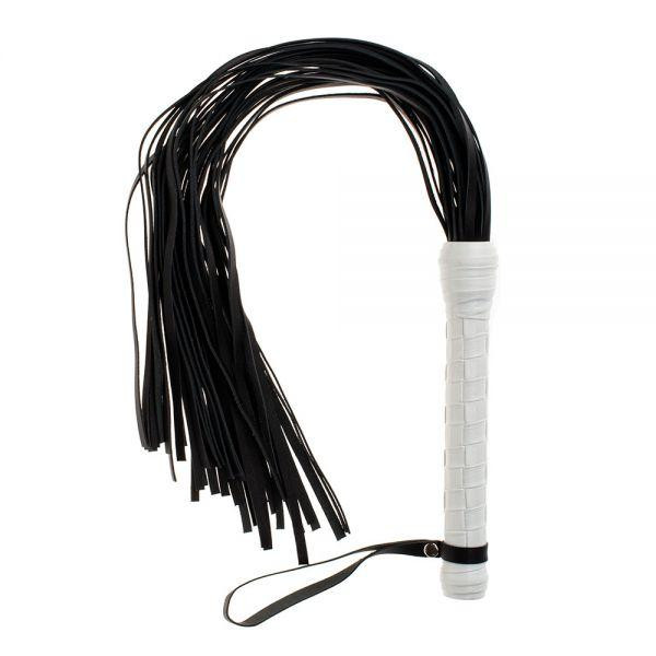 Slash Флогер Premium Leather Flogger, White (KVL-281416) - зображення 1