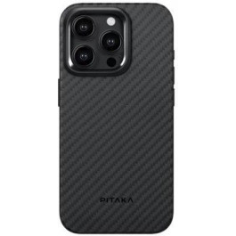   Pitaka MagEZ Case Pro 4 Twill 1500D Black/Grey for iPhone 15 Pro (KI1501PP)