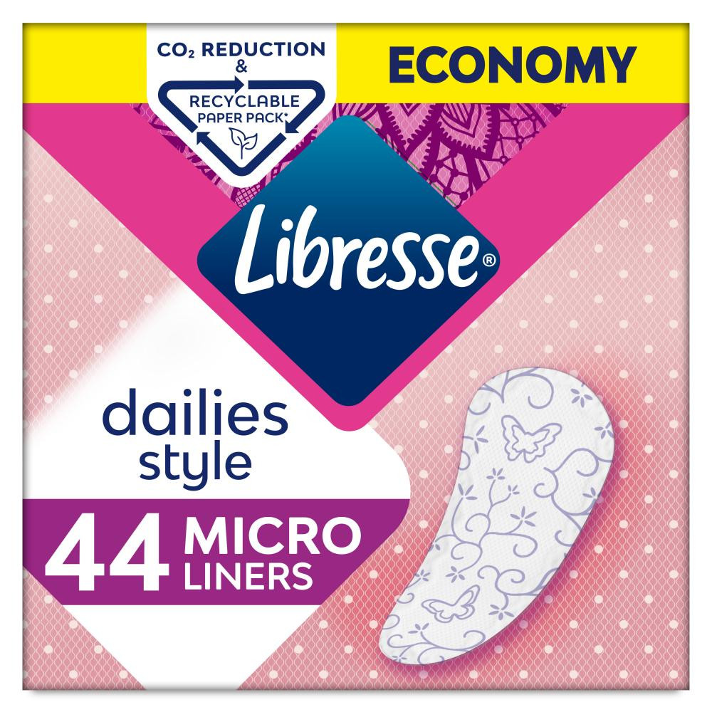 Libresse Ежедневные прокладки  Micro Refill Маленькие 44 шт (7322540510591) - зображення 1