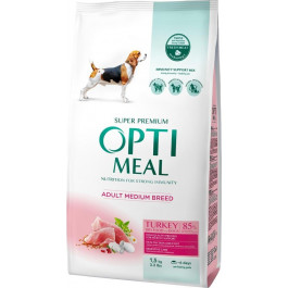   Optimeal Adult Medium Dog Turkey 1,5 кг (4820083905407)