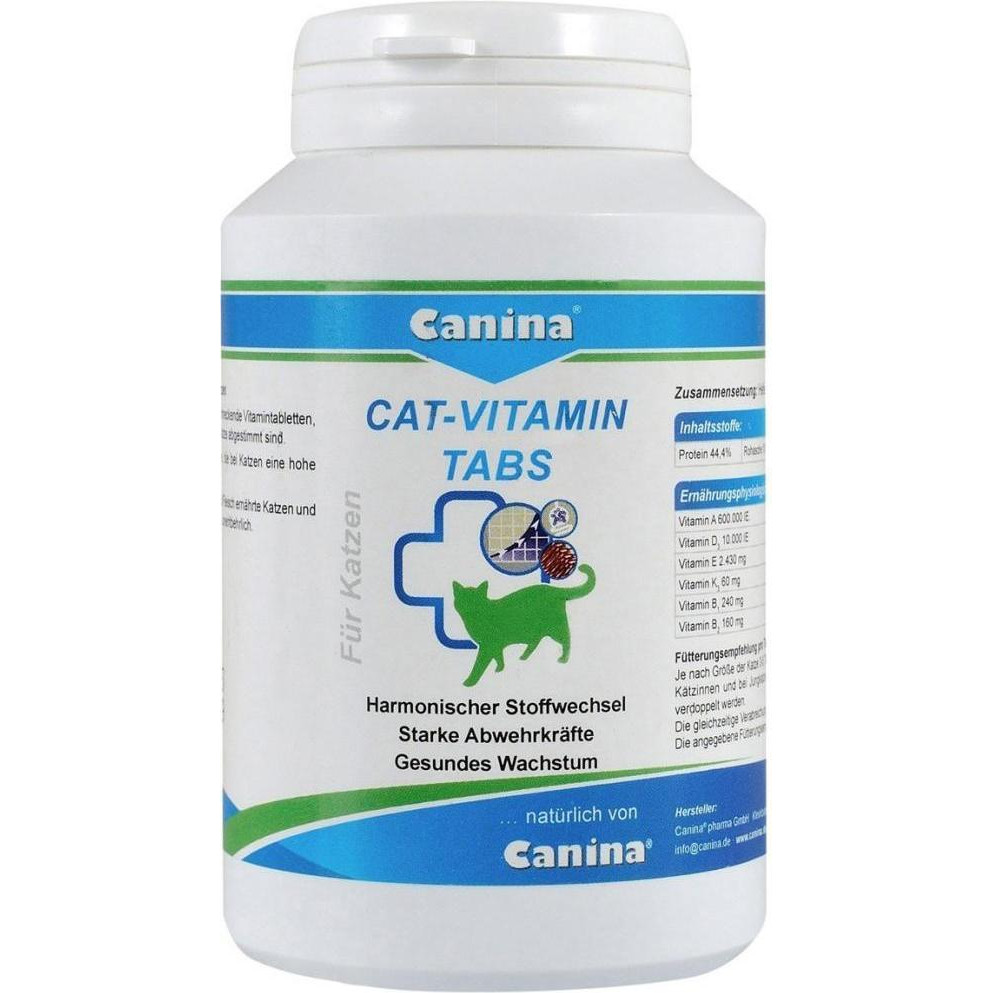 Canina Cat-Vitamin Tabs 250 табл (4027565210329) - зображення 1