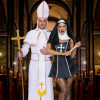 Leg Avenue Костюм монашки , XS, Naughty Nun 2 предмета, черный (LA86984XS) - зображення 7