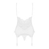 Obsessive Корсет Obsessive 810-COR-2 corset & thong white S/M (410867) - зображення 4