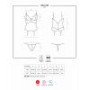 Obsessive Корсет Obsessive 810-COR-2 corset & thong white S/M (410867) - зображення 5