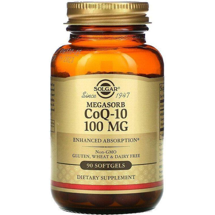 Solgar Megasorb CoQ-10 100 mg 90 caps Коэнзим Q10 - зображення 1