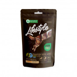   Nature's Protection Lifestyle Snacks Rawhide Sticks With Duck And Cod Rolls 75 г (SNK46132)