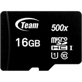   TEAM 16 GB microSDHC UHS-I TUSDH16GCL10U02