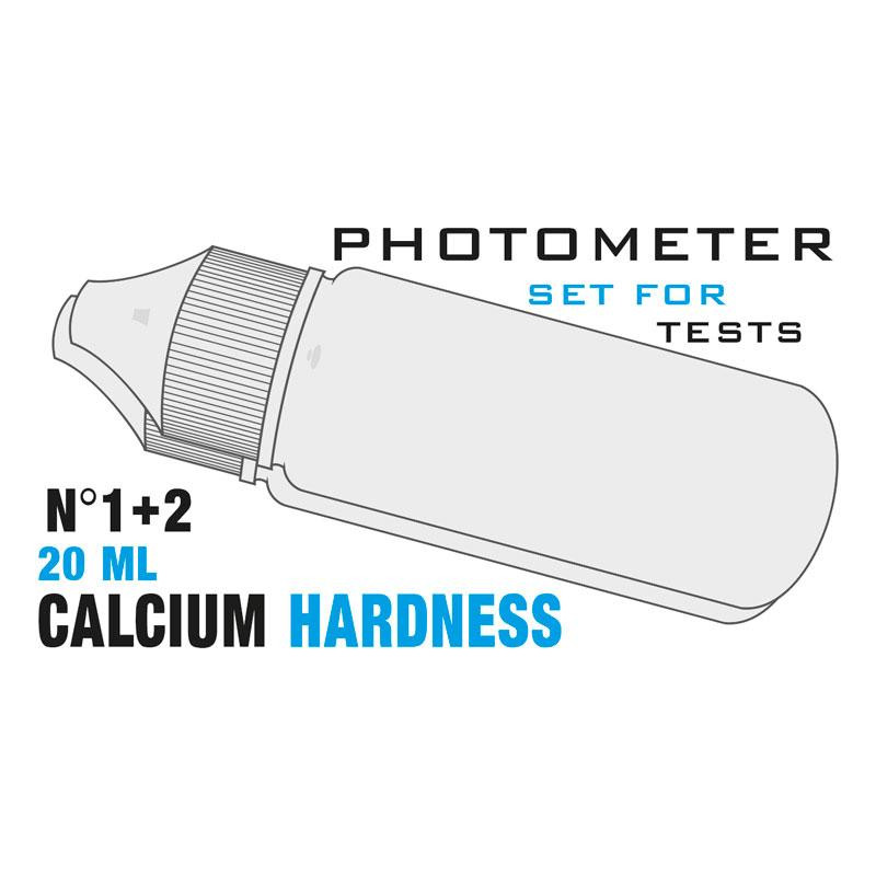  Рідина набір Calcium Hardness (Кальцієва жорсткість 0 - 500 мг/л) №1(20мл) & №2 (20 мл) PoolLab - зображення 1