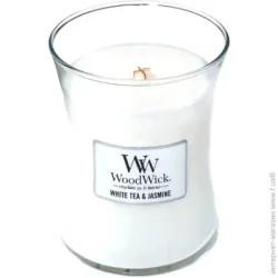 WoodWick White Tea and Jasmine парфумована свічка 1.35 G (5038581058092) - зображення 1