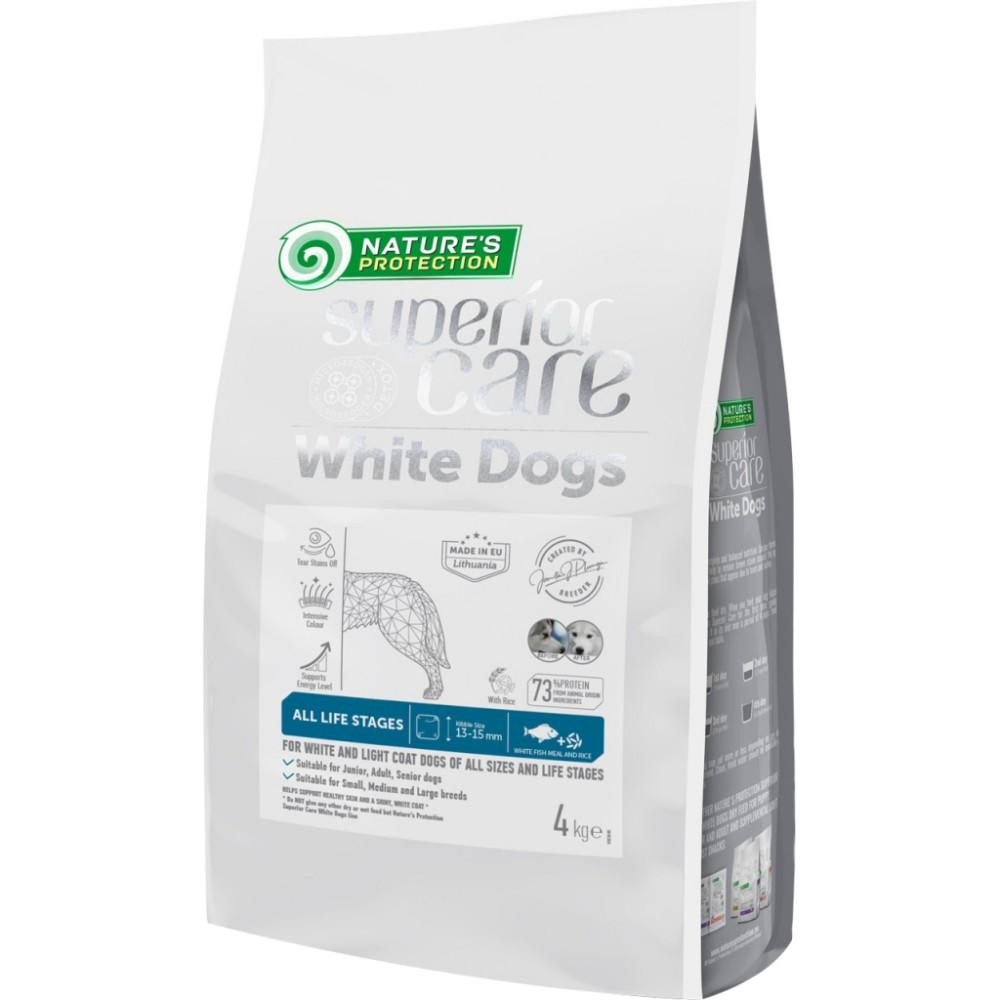 Nature's Protection Superior Care White Dogs White Fish All Sizes and Life Stages 4 кг (NPSC47590) - зображення 1