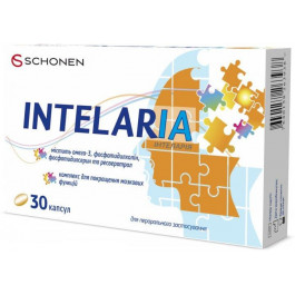   Schonen Комплекс для улучшения мозговых функций  Intelaria 30 капсул (000001251)