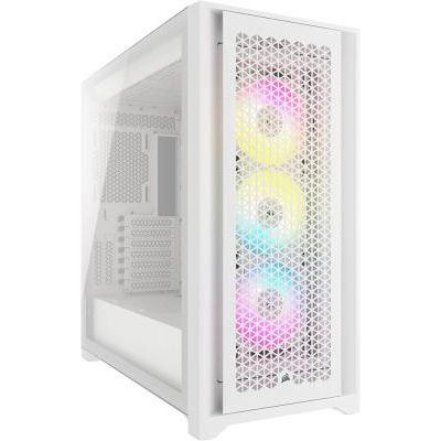 Corsair iCUE 5000D RGB Airflow White (CC-9011243-WW) - зображення 1