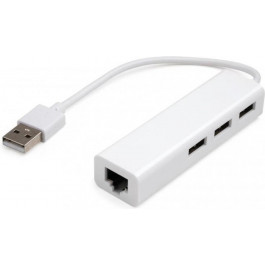   Vinga 3xUSB2.0 + RJ45 100Mbps (VCP2H3USB2LANWH)