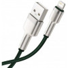 Baseus Cafule Metal Data Cable USB for Lightning 1m Green (CALJK-A06) - зображення 4