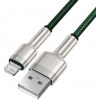 Baseus Cafule Metal Data Cable USB for Lightning 1m Green (CALJK-A06) - зображення 5