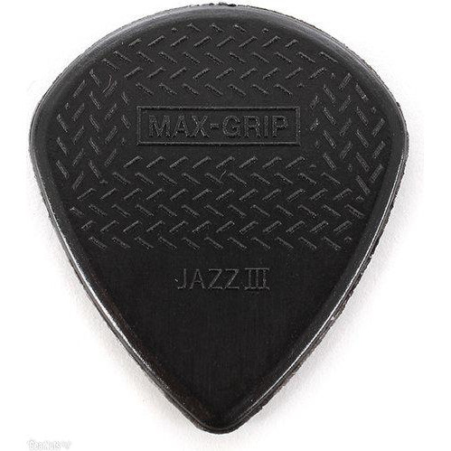 Dunlop 471R3S Max-Grip Jazz III Black Stiffo - зображення 1