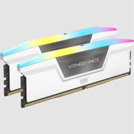   Corsair 32 GB (2x16GB) DDR5 6000 MHz Vengeance RGB White (CMH32GX5M2D6000C36W)