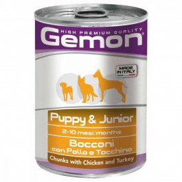   Gemon Wet Puppy Junior Chicken Turkey 415 г (8009470387866)