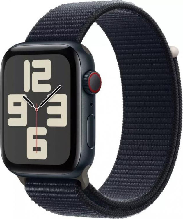 Apple Watch SE 2 GPS + Cellular 40mm Midnight Aluminum Case w. Midnight S. Loop (MRGD3/MRGE3) - зображення 1