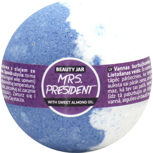 Beauty Jar Бомбочка для ванны  Mrs. President, 150 г (4751030830995) - зображення 1