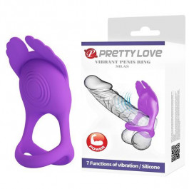   Pretty Love Silas Vibrant Penis Ring Purple (6603BI1345)