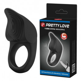   Pretty Love Vibrating Susanna Cock Ring Black (6603BI1110)