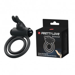   Pretty Love Osmond CockRing Vibro Black (6603BI0490)